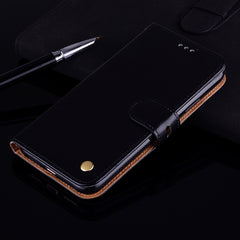 Business Style Oil Wax Texture Horizontal Flip Leather Case for Huawei Honor 7C / Enjoy 8 / Y7 (2018) / Y7 Prime (2018) / Nova 2 Lite, with Holder & Card Slots & Wallet, For Huawei Honor 7C, For Honor 7C / Y7 Prime (2018)