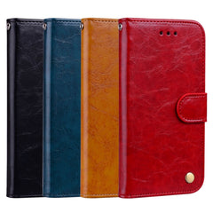 Business Style Oil Wax Texture Horizontal Flip Leather Case for Huawei Honor 7C / Enjoy 8 / Y7 (2018) / Y7 Prime (2018) / Nova 2 Lite, with Holder & Card Slots & Wallet, For Huawei Honor 7C, For Honor 7C / Y7 Prime (2018)