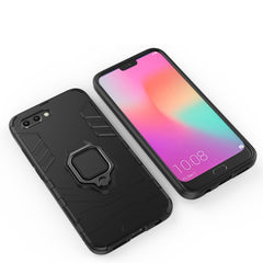 PC + TPU Shockproof Protective Case for Huawei Honor 10, with Magnetic Ring Holder, For Huawei Honor 10