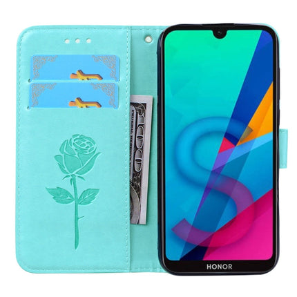 Rose Embossed Horizontal Flip PU Leather Case for Huawei Honor 8S / Y5 (2019), with Holder & Card Slots & Wallet