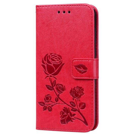 Rose Embossed Horizontal Flip PU Leather Case for Huawei Honor 8S / Y5 (2019), with Holder & Card Slots & Wallet