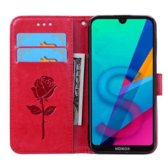 Rose Embossed Horizontal Flip PU Leather Case for Huawei Honor 8S / Y5 (2019), with Holder & Card Slots & Wallet