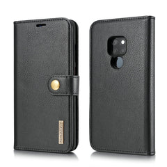 DG.MING Crazy Horse Texture Flip Detachable Magnetic Leather Case for Huawei Mate 20, with Holder & Card Slots & Wallet, Huawei Mate 20