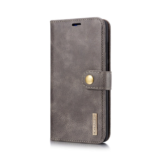 DG.MING Crazy Horse Texture Flip Detachable Magnetic Leather Case for Huawei Mate 20, with Holder & Card Slots & Wallet, Huawei Mate 20