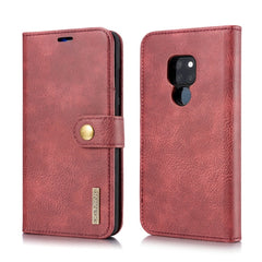 DG.MING Crazy Horse Texture Flip Detachable Magnetic Leather Case for Huawei Mate 20, with Holder & Card Slots & Wallet, Huawei Mate 20