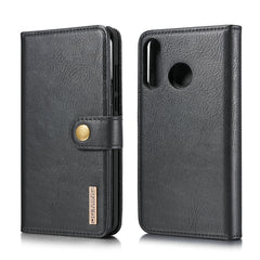 DG.MING Crazy Horse Texture Flip Detachable Magnetic Leather Case for Huawei P30 Lite, with Holder & Card Slots & Wallet, For Huawei P30 Lite, Huawei P30 Lite