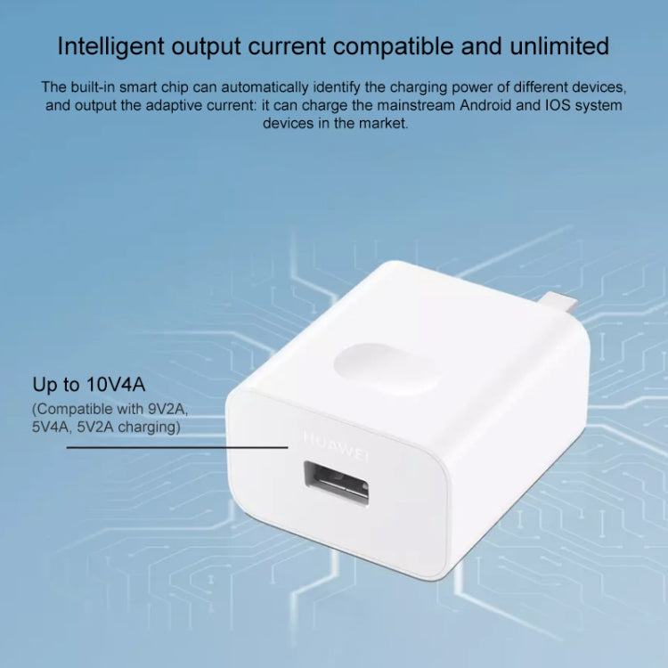 Original Huawei SuperCharge Wall Charger, 40W Max Fast Charging Version