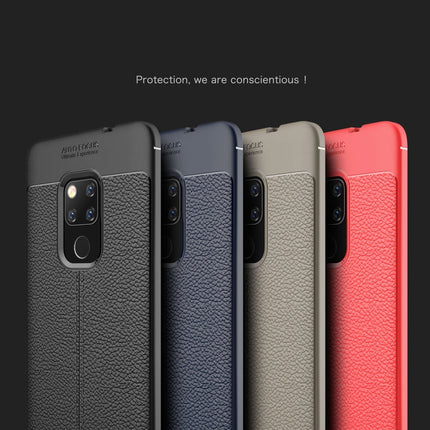 Litchi Texture TPU Shockproof Case for Huawei Mate 20