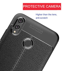 Litchi Texture TPU Shockproof Case for Huawei Honor 8X, For Huawei Honor 8X, Huawei Honor 8X, For Honor 8X