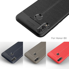 Litchi Texture TPU Shockproof Case for Huawei Honor 8X, For Huawei Honor 8X, Huawei Honor 8X, For Honor 8X