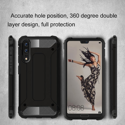 For Huawei  P20 Full-body Rugged TPU + PC Combination Back Cover Case