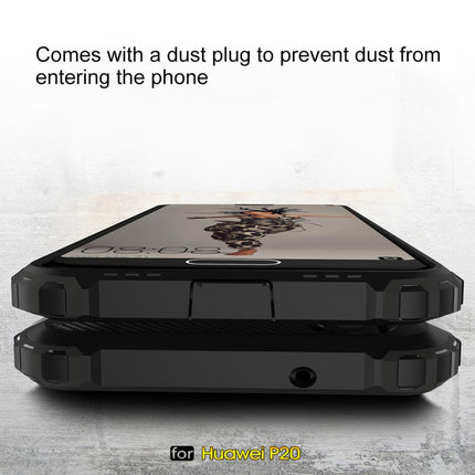 For Huawei  P20 Full-body Rugged TPU + PC Combination Back Cover Case