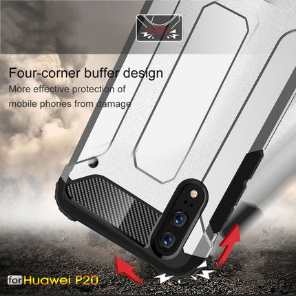 For Huawei  P20 Full-body Rugged TPU + PC Combination Back Cover Case , For Huawei P20, Huawei P20