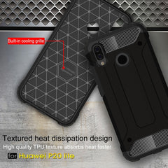 For Huawei  P20 Lite Full-body Rugged TPU + PC Combination Back Cover Case , For Huawei P20 Lite, Huawei P20 Lite