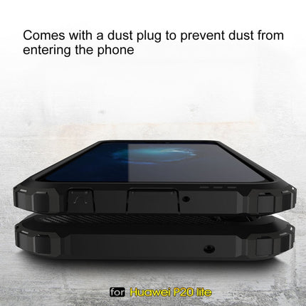 For Huawei  P20 Lite Full-body Rugged TPU + PC Combination Back Cover Case