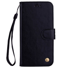 Business Style Oil Wax Texture Horizontal Flip Leather Case for Huawei Honor 7A (with fingerprint hole), with Holder & Card Slots & Wallet, For Huawei Honor 7A