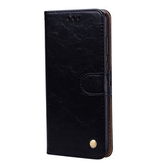 Business Style Oil Wax Texture Horizontal Flip Leather Case for Huawei Honor 7A (with fingerprint hole), with Holder & Card Slots & Wallet, For Huawei Honor 7A