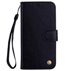 For Huawei  Y5 (2017) / Y6 (2017) Business Style Oil Wax Texture Horizontal Flip Leather Case with Holder & Card Slots & Hand Strap, For Huawei Y5 (2017) / Y6 (2017), For Huawei Y5 (2017)