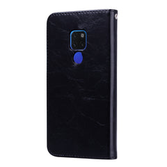 Business Style Oil Wax Texture Horizontal Flip Leather Case for Huawei Mate 20, with Holder & Card Slots & Wallet, For Huawei Mate 20