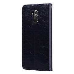 Business Style Oil Wax Texture Horizontal Flip Leather Case for Huawei Mate 20 Lite, with Holder & Card Slots & Wallet, For Huawei Mate 20 Lite