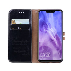 Business Style Oil Wax Texture Horizontal Flip Leather Case for Huawei Nova 3, with Holder & Card Slots & Wallet, For Huawei Huawei Nova 3, For Huawei Nova 3