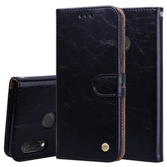 Business Style Oil Wax Texture Horizontal Flip Leather Case for Huawei Nova 3, with Holder & Card Slots & Wallet, For Huawei Huawei Nova 3, For Huawei Nova 3