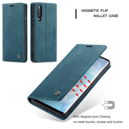 CaseMe-013 Multifunctional Retro Frosted Horizontal Flip Leather Case for Huawei P30, with Card Slot & Holder & Wallet, For Huawei P30