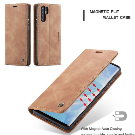 CaseMe-013 Multifunctional Retro Frosted Horizontal Flip Leather Case for Huawei P30 Pro, with Card Slot & Holder & Wallet, For Huawei P30 Pro