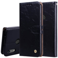 Business Style Oil Wax Texture Horizontal Flip Leather Case for Huawei Y6 (2019) / Honor 8A, with Holder & Card Slots & Wallet, For Huawei Honor 8A, For Huawei Y6 (2019) / Honor 8A