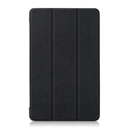 Custer Texture Horizontal Flip Leather Case for Huawei MediaPad M5 Lite 8 inch , with Three-folding Holder, For Huawei MediaPad M5 Lite