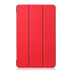 Custer Texture Horizontal Flip Leather Case for Huawei MediaPad M5 Lite 8 inch , with Three-folding Holder, For Huawei MediaPad M5 Lite