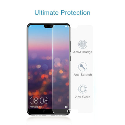 50 PCS for Huawei P20 0.26mm 9H Surface Hardness 2.5D Explosion-proof Tempered Glass Screen Film, No Retail Package