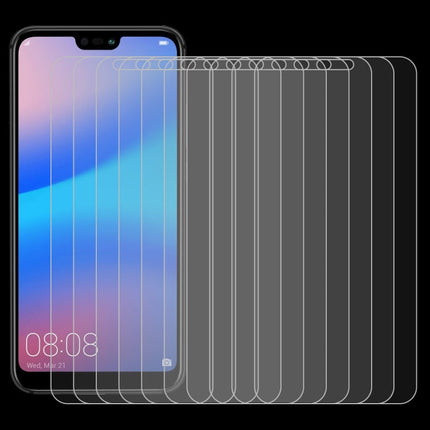50 PCS for Huawei P20 Lite 0.26mm 9H Surface Hardness 2.5D Explosion-proof Tempered Glass Screen Film, No Retail Package