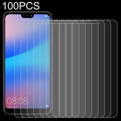 100 PCS for Huawei P20 Lite 0.26mm 9H Surface Hardness 2.5D Explosion-proof Tempered Glass Screen Film, For P20 Lite