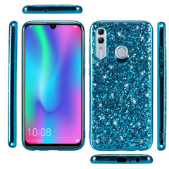 Glittery Powder Shockproof TPU Case for Huawei  Honor 10 Lite, For Huawei Honor 10 Lite