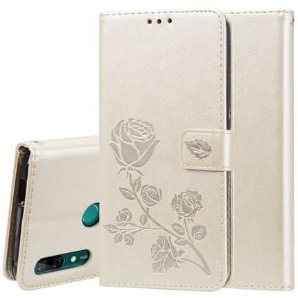 Rose Embossed Horizontal Flip PU Leather Case for Huawei P Smart Z, with Holder & Card Slots & Wallet