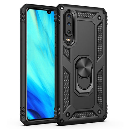 Armor Shockproof TPU + PC Protective Case for Huawei P30, with 360 Degree Rotation Holder