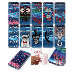 For Huawei  P10 Lite Embossment Tribal Owl Pattern Soft TPU Protective Case, For P10 Lite, For Huawei P10 Lite