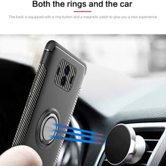 MOFI for  Mysterious Series Huawei Mate 10 Shockproof Protective Back Cover Case with Magnetic Rotatable Ring Holder , For Mate 10