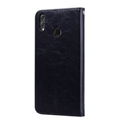 Business Style Oil Wax Texture Horizontal Flip Leather Case for Huawei Honor 8X, with Holder & Card Slots & Wallet, For Huawei Honor 8X