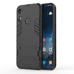 Shockproof PC + TPU Case for Huawei Honor 8A, with Holder, For Honor 8A, For Huawei Honor 8A