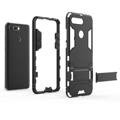 Shockproof PC + TPU Case for Huawei Honor V20, with Holder, For Honor V20, For Huawei Honor V20