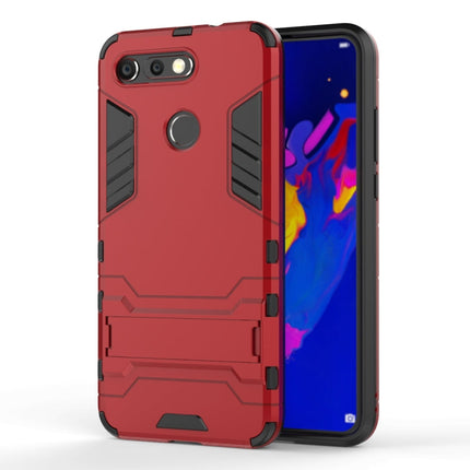 Shockproof PC + TPU Case for Huawei Honor V20, with Holder