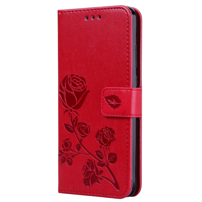 Rose Embossed Horizontal Flip PU Leather Case for Huawei P Smart 2019, with Holder & Card Slots & Wallet, For Huawei P Smart 2019