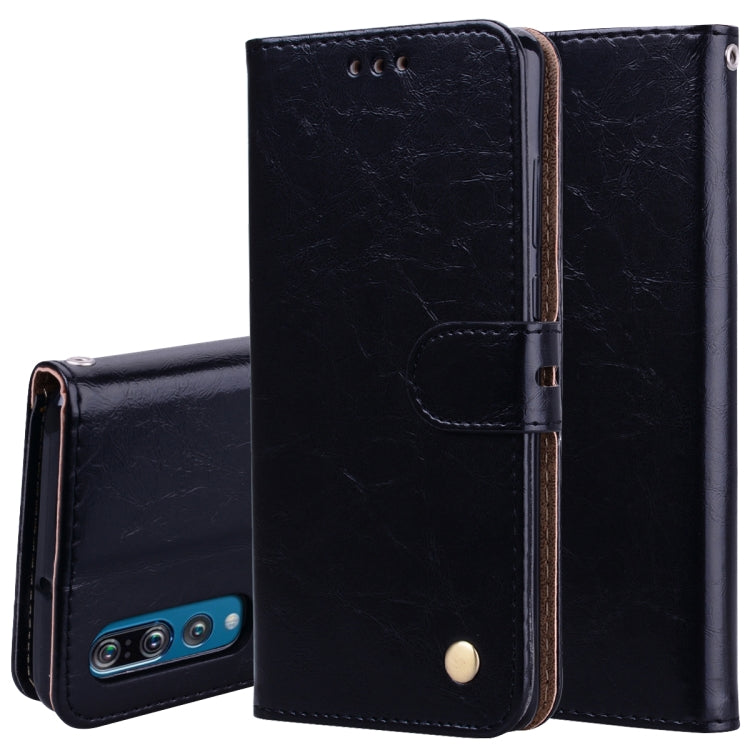 Business Style Oil Wax Texture Horizontal Flip Leather Case for Huawei P30, with Holder & Card Slots & Wallet, For Huawei P30