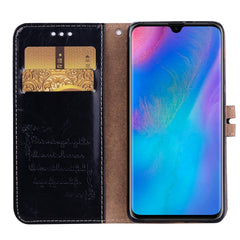 Business Style Oil Wax Texture Horizontal Flip Leather Case for Huawei P30, with Holder & Card Slots & Wallet, For Huawei P30