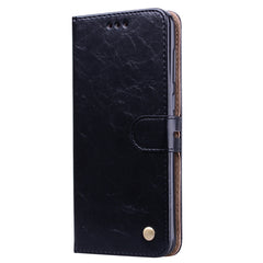 Business Style Oil Wax Texture Horizontal Flip Leather Case for Huawei Honor 8C, with Holder & Card Slots & Wallet, For Huawei Honor 8C