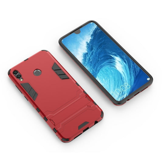 Shockproof PC + TPU Case for Huawei Honor 8X Max, with Holder, For Huawei Honor 8X Max