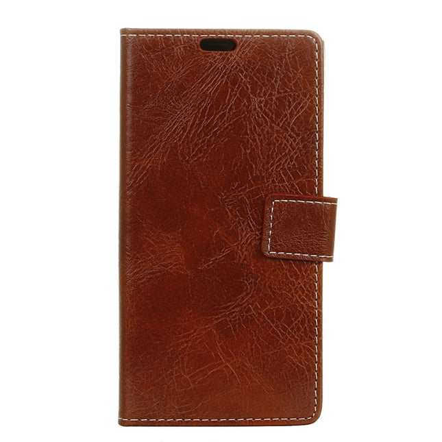 Retro Crazy Horse Texture Horizontal Flip Leather Case for Huawei P30 Lite, with Wallet & Holder & Card Slots & Photo Frame
