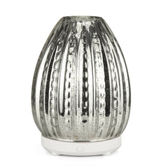 100ml Creative Vase Shape Aromatherapy Machine 3D Glass Humidifier Automatic Alcohol Sprayer with Colorful LED Lamp, 3D Glass Humidifier